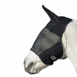 Absorbine - Masque anti-mouches avec oreilles Ultrashield Flymask noir