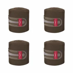 Animo Italia - Bandes de polo Wils marron (x4)