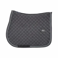 Anna Scarpati - Tapis de selle Queto 27 velours gris foncé