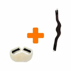 Antarès Sellier - Sangle Signature hunter anatomique noir et doublure