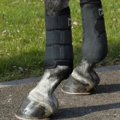 Back on Track - Guêtres souples 3D mesh noir x2