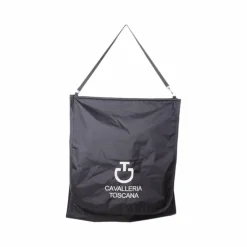 Cavalleria Toscana - Sac à bandes imperméable noir logo blanc