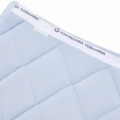 Cavalleria Toscana - Tapis de selle Diamond Quilted Jersey sky blue