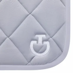 Cavalleria Toscana - Tapis de selle Diamond Quilted Jersey light grey