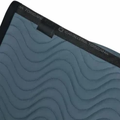 Cavalleria Toscana - Tapis de dressage Double Orbit Wave Quilted peacook green