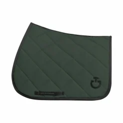 Cavalleria Toscana - Tapis de selle Diamond Quilted Jersey jungle green