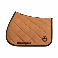 Cavalleria Toscana - Tapis de selle Diamond Quilted Jersey caramel