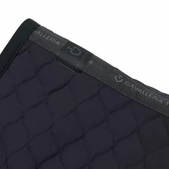 Cavalleria Toscana - Tapis de selle Circular Quilted Jersey marine