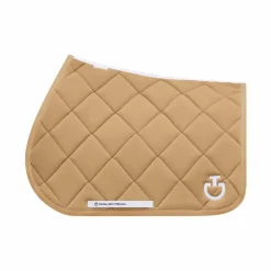 Cavalleria Toscana - Tapis de selle Diamond Quilted Jersey tan