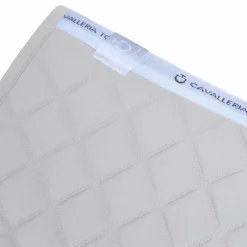 Cavalleria Toscana - Tapis de selle Diamonds and Lines Quilted light grey