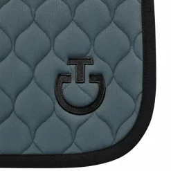 Cavalleria Toscana - Tapis de selle Circular Quilted Jersey gris anthracite