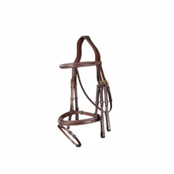 Dyon - Bride muserolle combinée D Collection brun