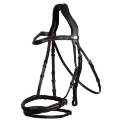 Dyon - Bridon muserolle combinée Flash noir