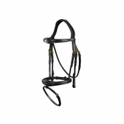 Dyon - Bridon muserolle combinée anatomique D Collection noir