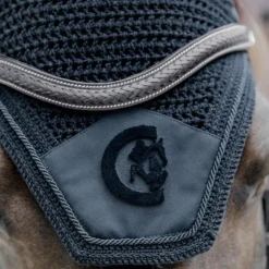 Dyon - Bridon muserolle combinée Tressé Pull Back noir