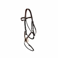 Dyon - Bridon muserolle croisée Working by Dyon havane