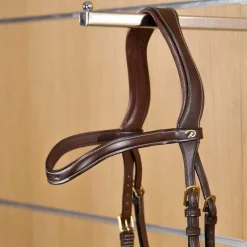 Dyon - Frontal en V cuir plat D Collection marron