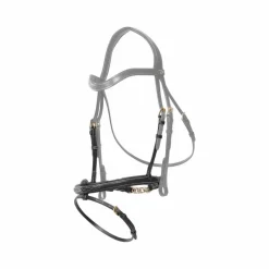 Dyon - Muserolle allemande chaîne D Collection noir