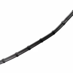 Dyon - Rênes caoutchouc 5/8 avec arrêtoirs et mousqueton Working noir