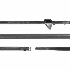 Dyon - Rênes caoutchouc 5/8 US Collection noir