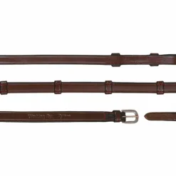 Dyon - Rênes de bride tout cuir avec 7 arrêtoirs 5/8 Working by Dyon brun