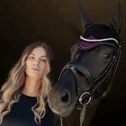 Equestrian Stockholm - Bonnet Modern Purple Night