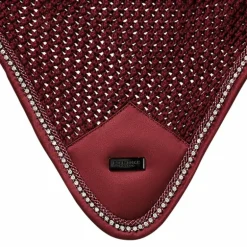 Equestrian Stockholm - Bonnet pour chevaux Modern Crystal bordeaux