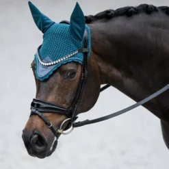 Equestrian Stockholm - Bonnet pour chevaux Teal Blue