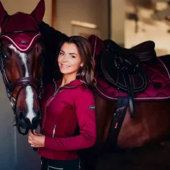 Equestrian Stockholm - Tapis de selle bordeaux