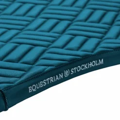 Equestrian Stockholm - Tapis de selle Modern Teal Blue