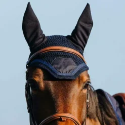 Equithème - Bonnet chasse-mouches Badge marine