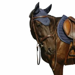 Equithème - Bonnet pour chevaux Origine Je t'aime marine