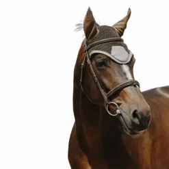 Equithème - Bonnet pour chevaux Chic marron