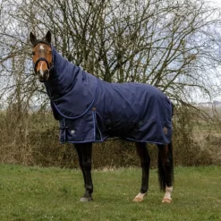 Equithème - Couverture Classic 3 Layers 200g marine