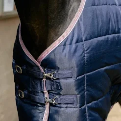 Equithème - Couverture d'écurie Aztec 50g marine