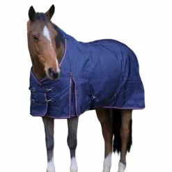 Equithème - Couverture d'écurie 840D marine 50g
