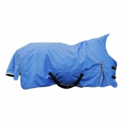 Equithème - Couverture d'extérieur Tyrex Aisance 1200D High Neck bleu roi 300g