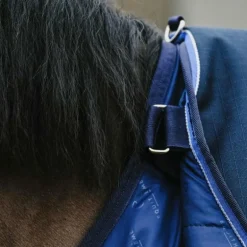 Equithème - Couverture d'extérieur Classic 1200D marine 200g