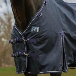 Equithème - Couverture d'extérieur Anatomic Aisance 1200D 50g marine