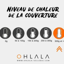 Equithème - Couverture d'extérieur Tyrex 600D marine/gris 450g