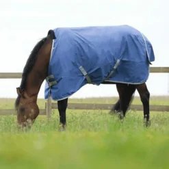 Equithème - Couverture Tyrex 600D recyclée marine 0g
