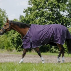 Equithème - Couverture Tyrex Aisance 600D prune 50g