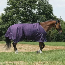 Equithème - Couverture Tyrex Aisance 600D prune 50g
