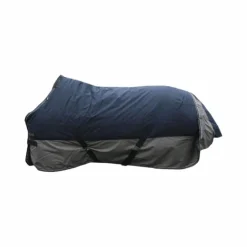 Equithème - Couverture Tyrex 600 D Doublée polaire marine/gris 0g
