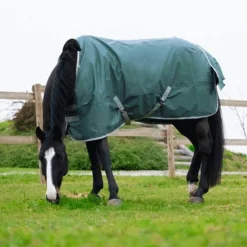 Equithème - Couverture Tyrex 600D recyclée vert 0g
