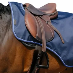 Equithème - Couvre-reins Classic 600D imperméable/ polaire marine 0g