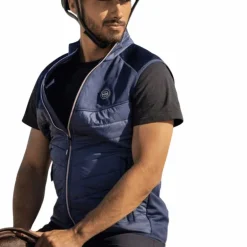 Equithème - Gilet sans manches homme Jules marine