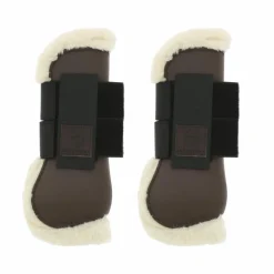 Equithème - Guêtres Boa marron x2