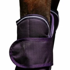 Equithème - Guêtres de transport Tyrex 600D prune