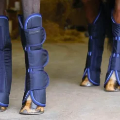 Equithème - Guêtres de transport Tyrex 1680D marine x4